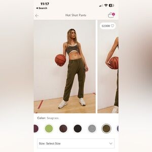 *Bundle of 2* FP Movement Hot Shot Pants in Washed Black and Seagrass